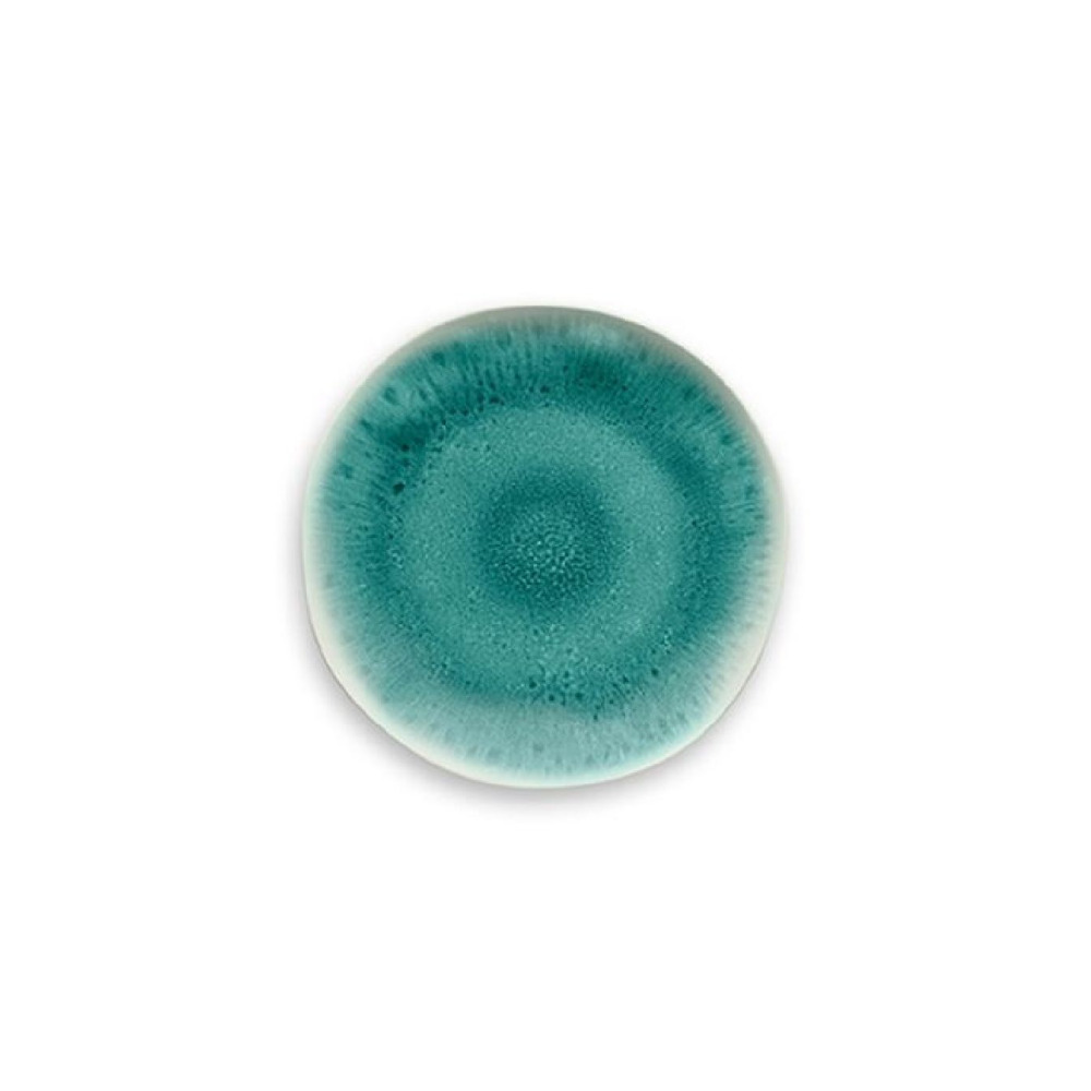 TarHong Organic Radiant Glaze Salad Plate Turquoise - 1