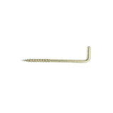 Homesmiths Brass Plated Square Hook 2 12 Inch - 2 miniature