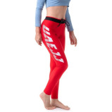 Leggings UAEJJ Jiu Jitsu Full Length for Women, Red, size XL - 3 miniature