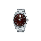 CASIO Round Shape Analog Stainless Steel Wrist Watch MTP-VD02D-5EUDF - 41mm - Silver - 2 miniature