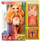 Rainbow Surprise RAINBOW HIGH Poppy Rowan – Orange Fashion Doll with 2 Outfits - 1 miniature