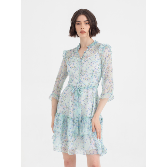 Mini dress double (mint) size M