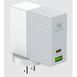 ДОМАШНЕЕ ЗАРЯДНОЕ УСТРОЙСТВО ISAFE PD 65 ВТ С ВИЛКОЙ UK+EU+US A2620C - 1 miniature