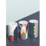 Silsal x Sabr 'Layalee' Chevron Blooming Oud Candle - 60g for Occassions like Ramadan - 2 miniature