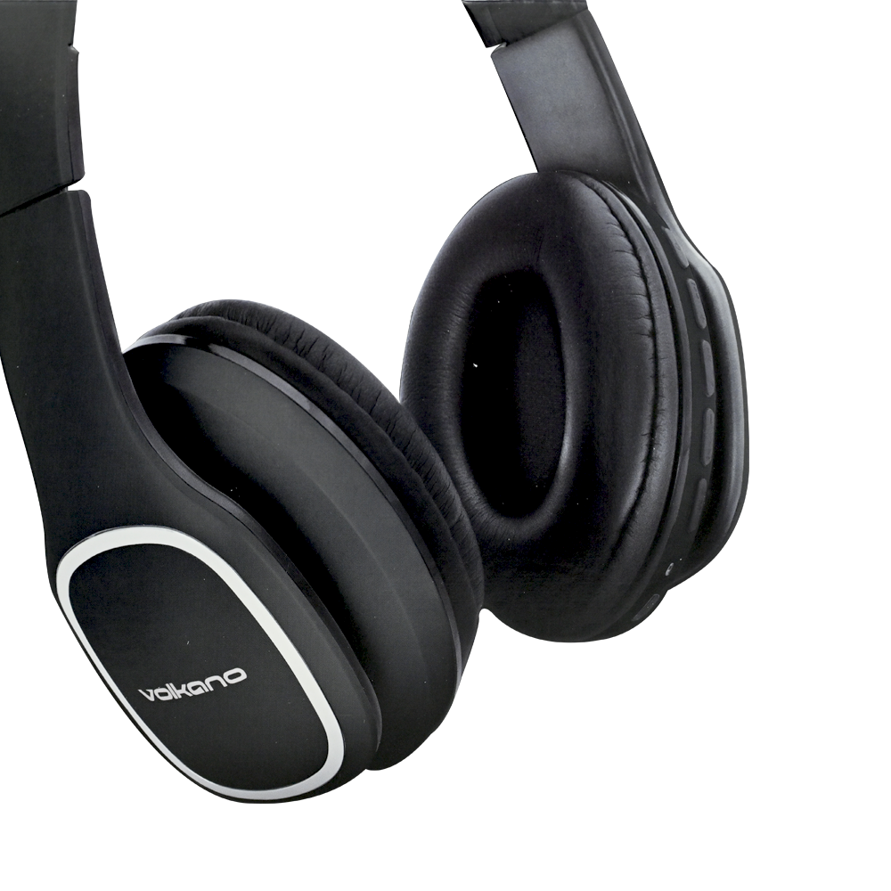 VOLKANO PHONIC SERIES VK-2002 BLUETOOTH HEADPHONE BLACK - 2