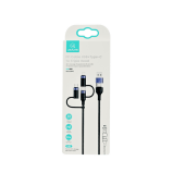 Usams Sj547 Charging Cable Usb+Type-C To Triple Head - 1 miniature