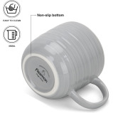 Fissman 2-Piece Mugs Firmina Gray 350ml New Bone China - 4 miniature