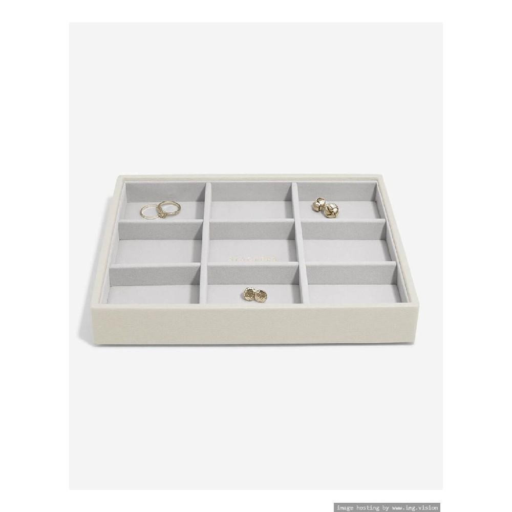 Stackers Classic Statement Earring Holder Oatmeal - 1