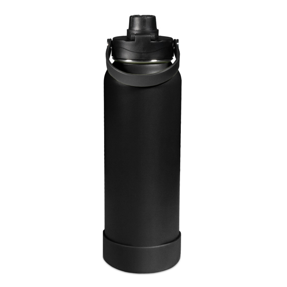 Waicee Onyx Black Reusable Bottle - Ideal for Back-to-School, Insulated, Leak-Proof, Large Capacity, Durable, BPA-Free -  1200ml - 3