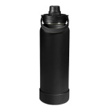 Waicee Onyx Black Reusable Bottle - Ideal for Back-to-School, Insulated, Leak-Proof, Large Capacity, Durable, BPA-Free -  1200ml - 3 miniature