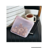 Stasher 440ML Reusable Silicone Sandwich Bag Rainbow Pink - 2 miniature