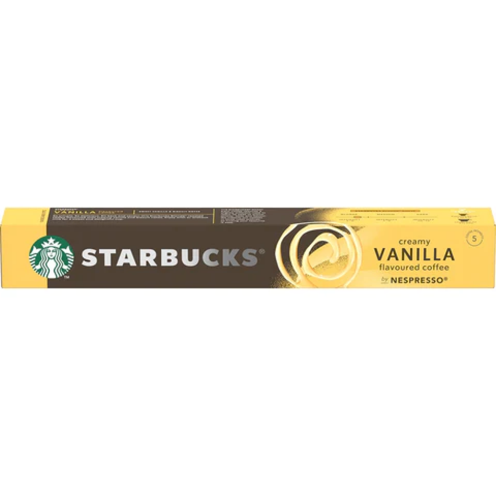 Starbucks Creamy Vanilla Flavoured by Nespresso 10 Coffee Pods 51g - 1