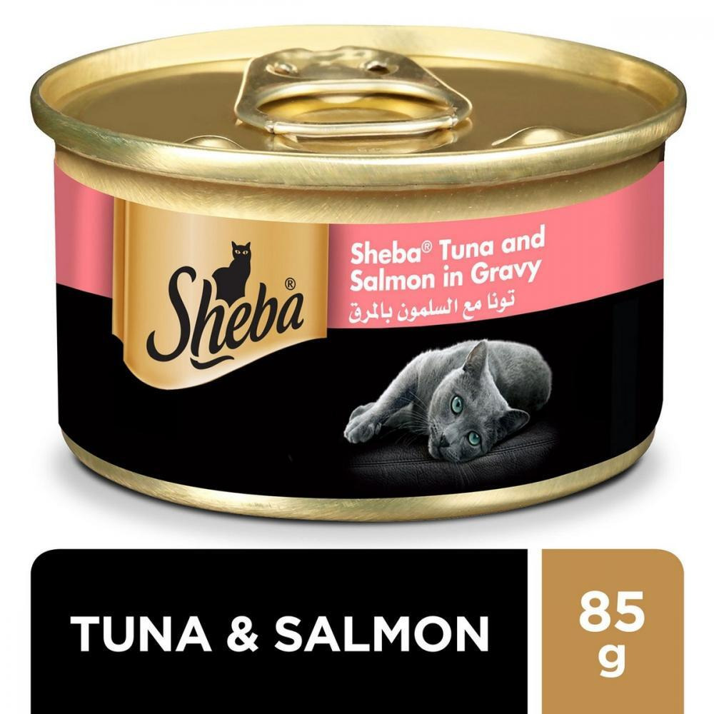 Sheba / Tuna and salmon in gravy, 5+1-pack, 3 oz (85 g) x 6 - 2