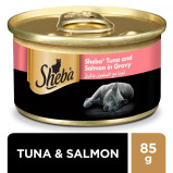 Sheba / Tuna and salmon in gravy, 5+1-pack, 3 oz (85 g) x 6 - 2 miniature