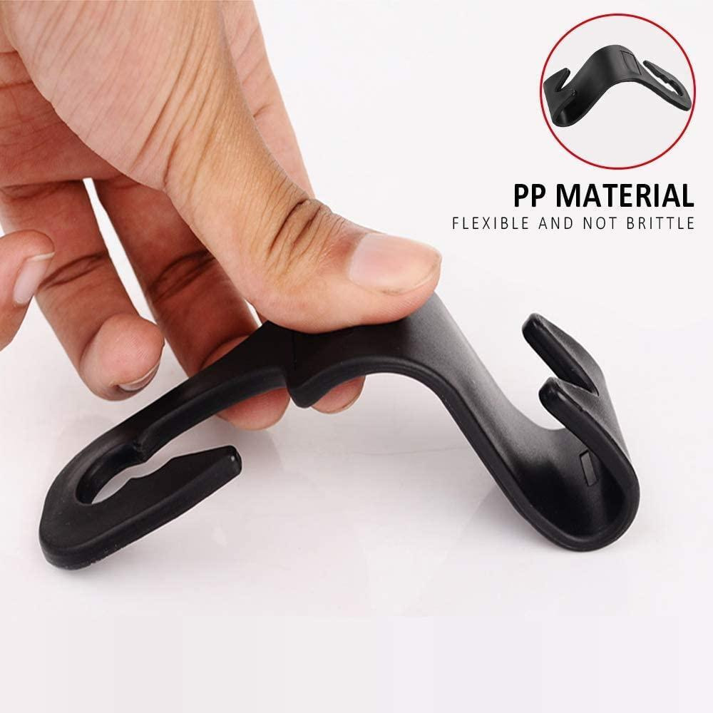 Chenmay / Vehicle car backseat headrest hanger storage organizer, black, 4 pcs - 2