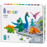 Air-Dry Clay Hey Clay - Dinos 15 Cans - 1 miniature