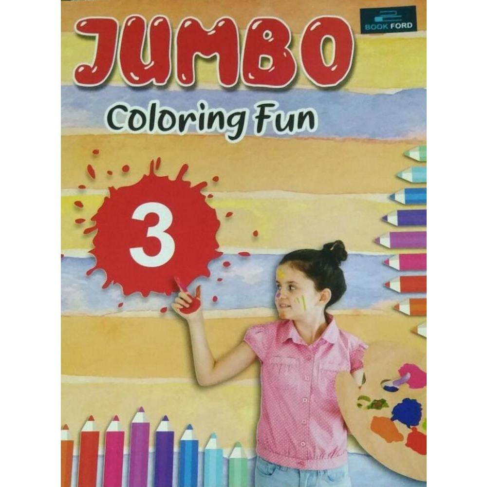 Jumbo Copy Colouring Book -3 - 1