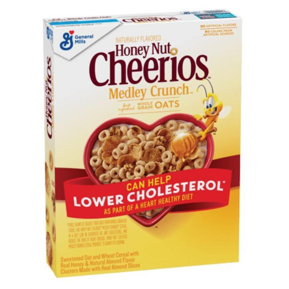 General Mills Honey Nut Medley Crunch Cheerios Large 473g - 1