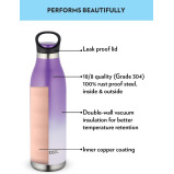 زجاجة مياه معزولة، 750 مل، بنفسجي - 4 miniature
