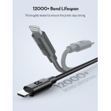 RAVPOWER Type-C to Lighting Charger Cable, 2M (6.6ft) Charging Cable - 3 miniature