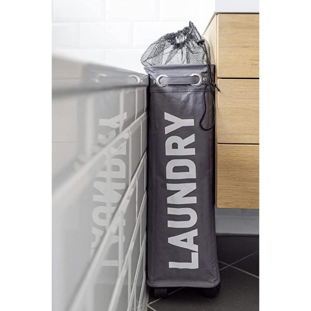 Wenko Laundry Bin Corno Grey - 7