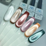 Global Fashion Professional 8 МЛ 3D Snow White Cat Eye Gel POLISH - Стойкий, МЕРЦАЮЩИЙ ЛАК ДЛЯ ногтей, (004, 8 мл) - 4 miniature