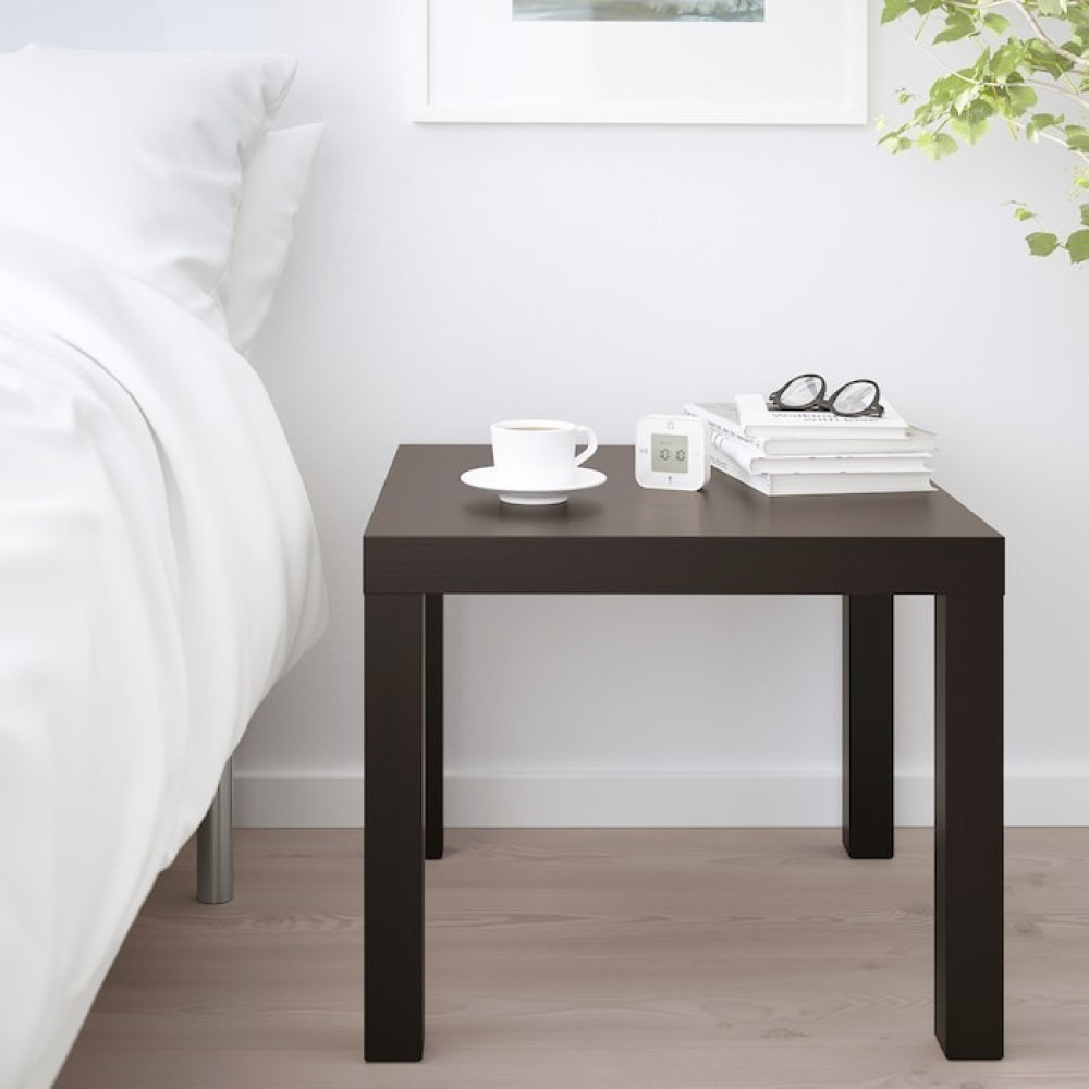 IKEA LACK Side Table, Black-Brown, 55x55 cm - 3