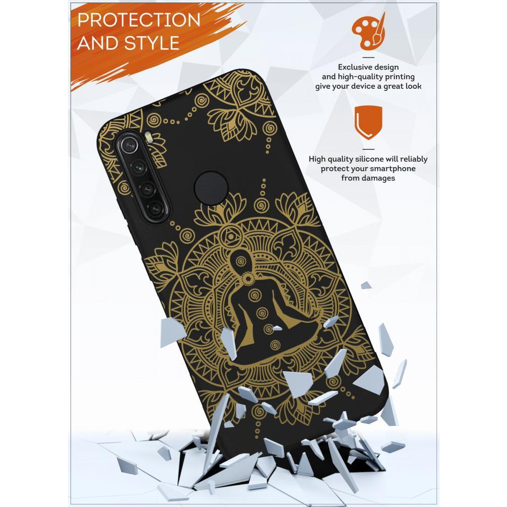 Protective Case Cover for Xiaomi Redmi Note 8 Meditation - 3