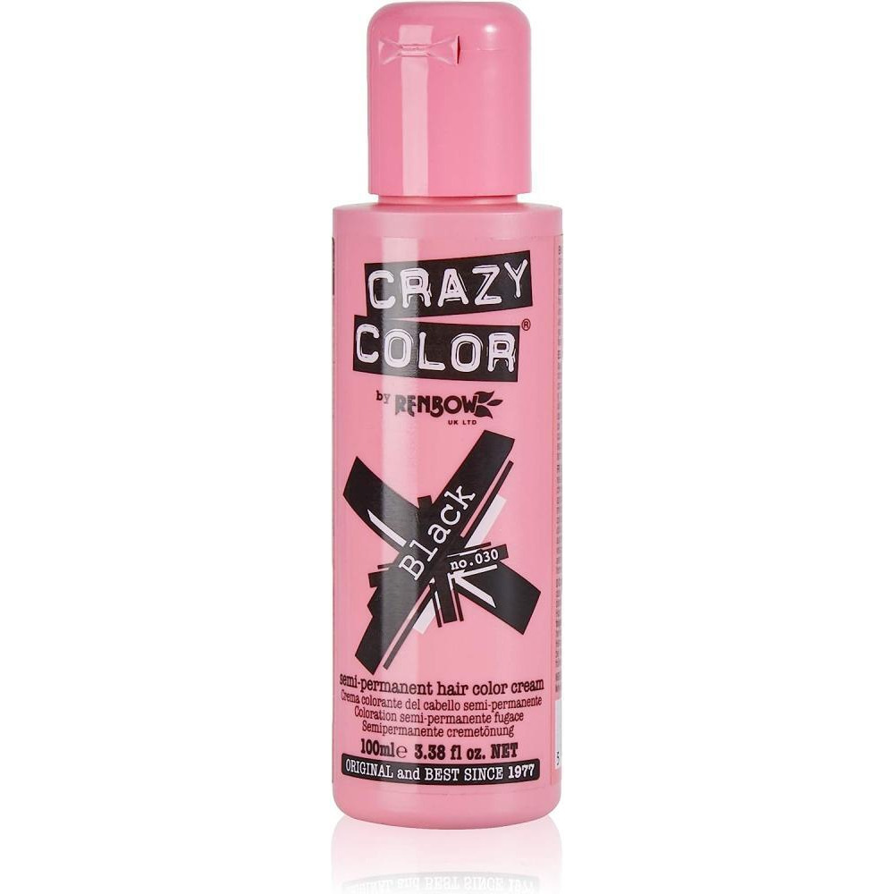Crazy Color / Hair color, Semi permanent, 030 - Cream Black - 1