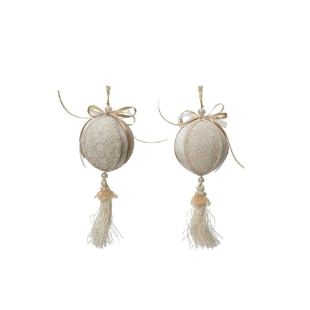 قطعة واحدة من الحلية المصنوعة من البوليستر مقاس 8 سم من Kaemingk Decoris باللون المخملي المتنوع - 1