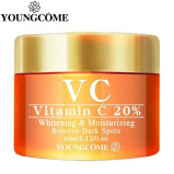 Vitamin C with Hyaluronic Acid Whitening and Moisturizing Face Cream for Dark Spots, Acne Marks and Brighten Skin Tone - 60 g - 1 miniature