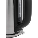 غلاية كهربائية شارب EK-JX43-S3 بملف مخفي، ستانلس ستيل، 1.7 لتر، 3000 وات، فضي - 4 miniature