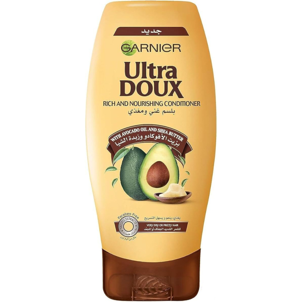 GARNIER, Ultra DOUX, Кондиционер для Волос, масло авокадо и масло ШИ, 400 мл - 1