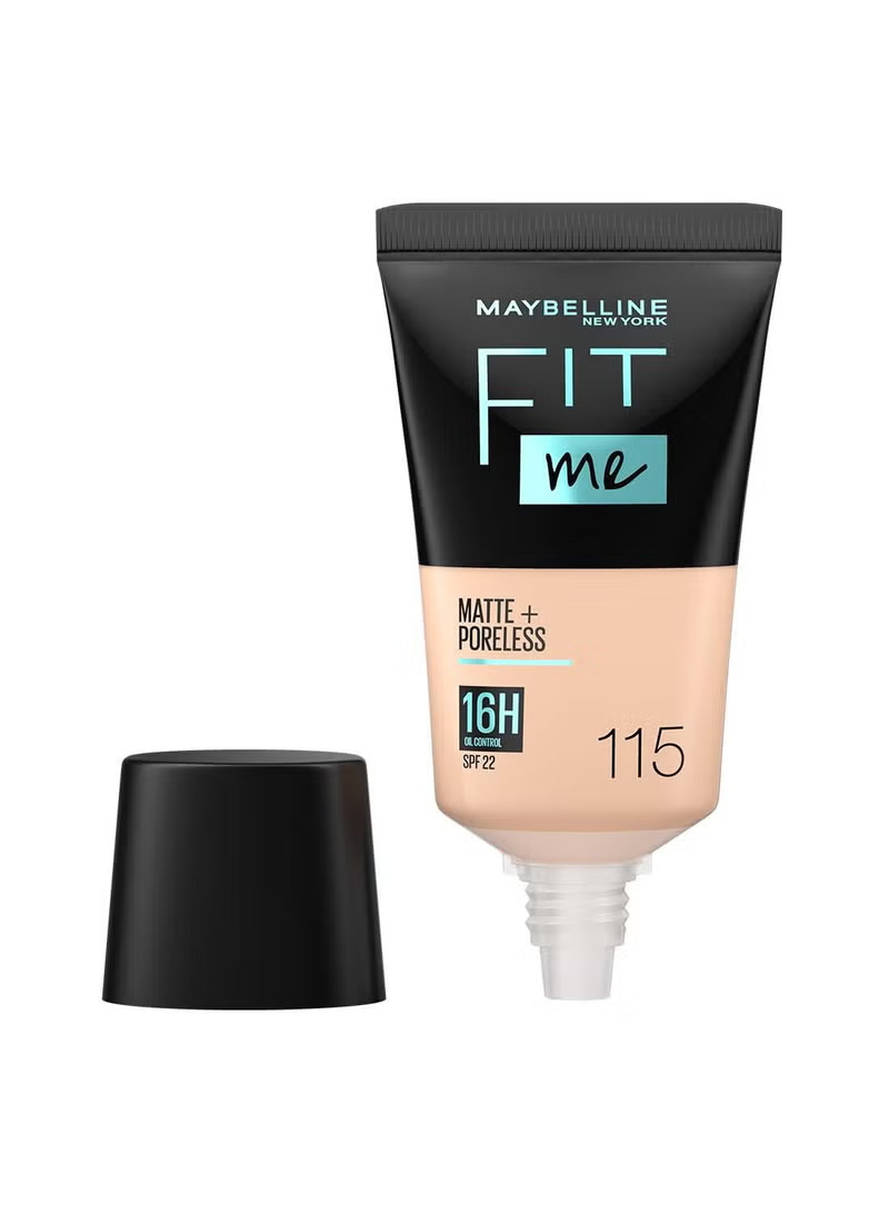 Buy Foundation, Maybelline New York, Fit Me, Matte Poreless, 16H