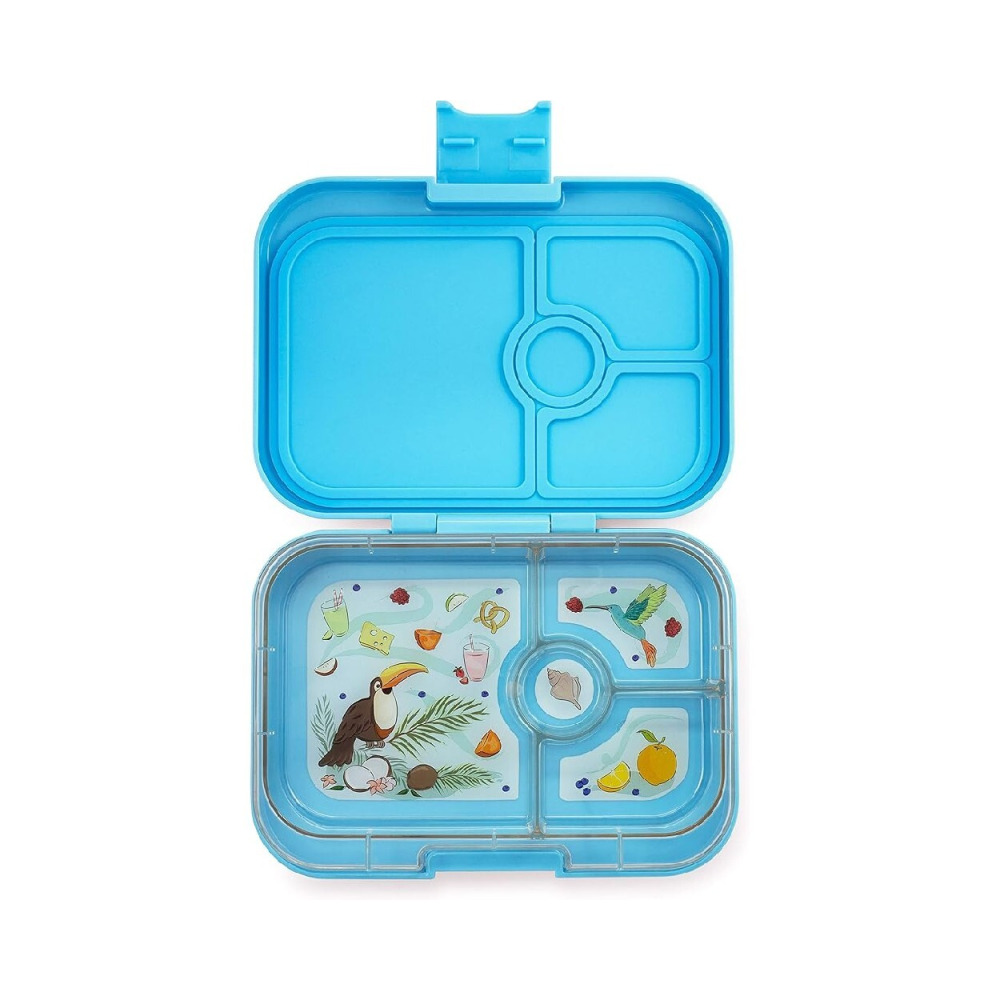 Yumbox Panino 4-Compartment Leakproof Bento Box Blue - 3