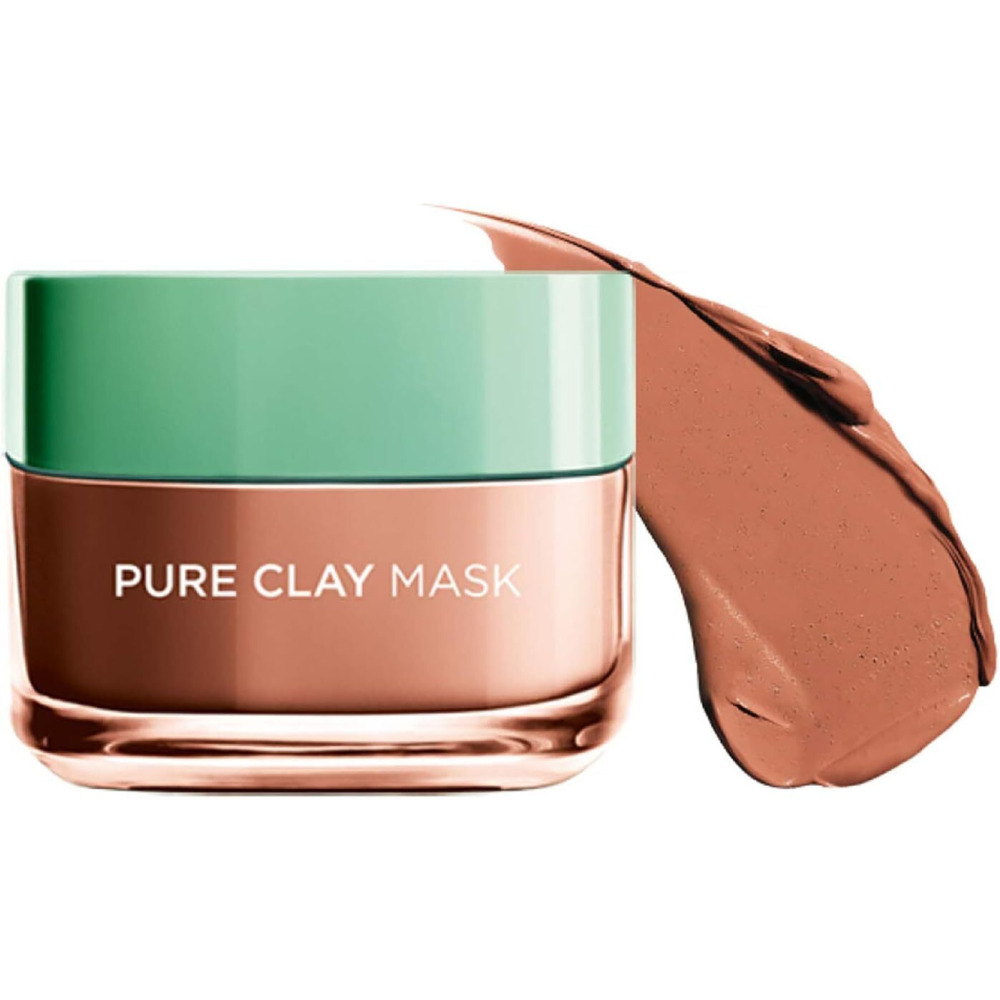 L'Oréal Paris Pure Clay Red Face Mask With Red Algae, Exfoliates And Brightens, 50 ml - 3