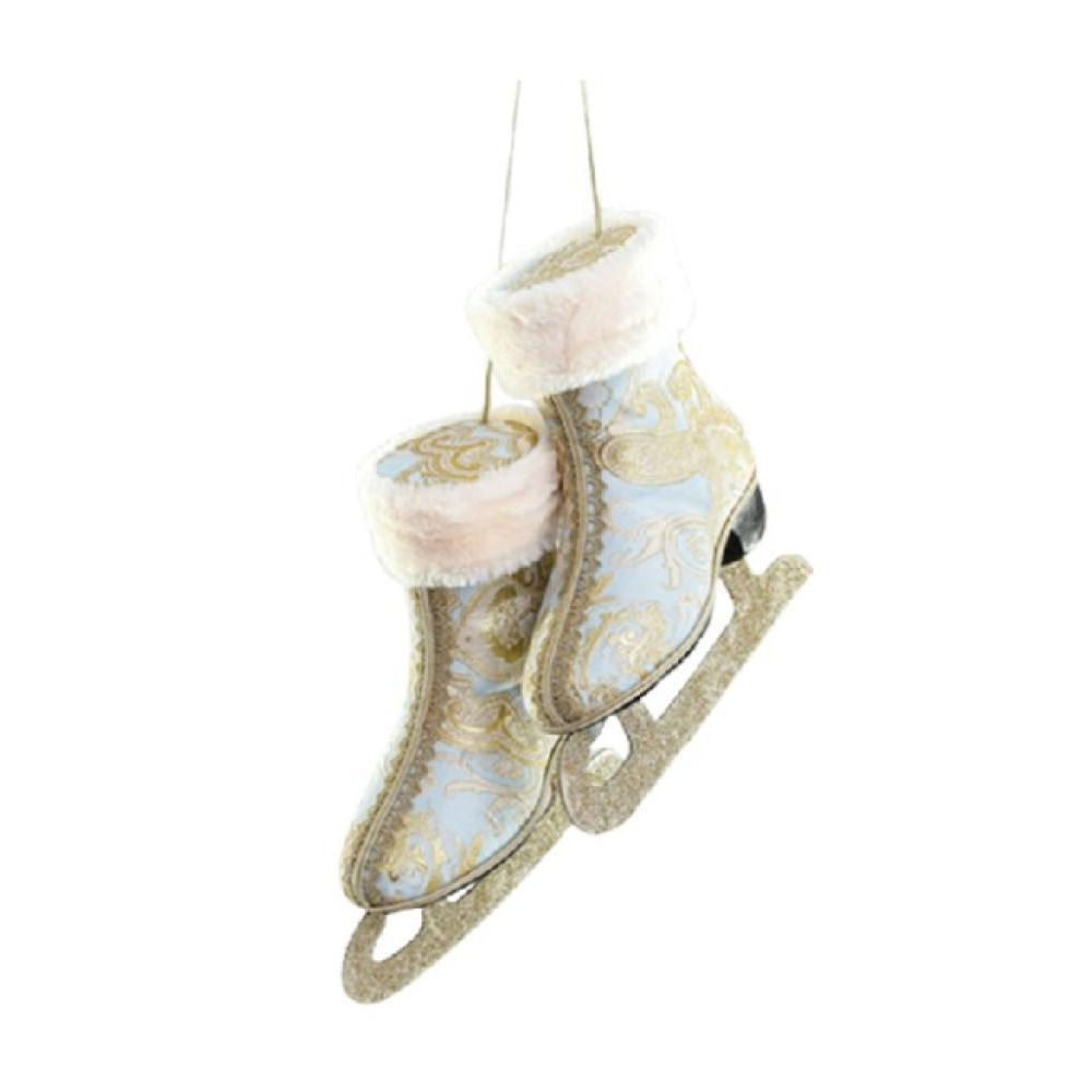 Swift 24cm Fabric Skates Decoration Blue  Gold - 1