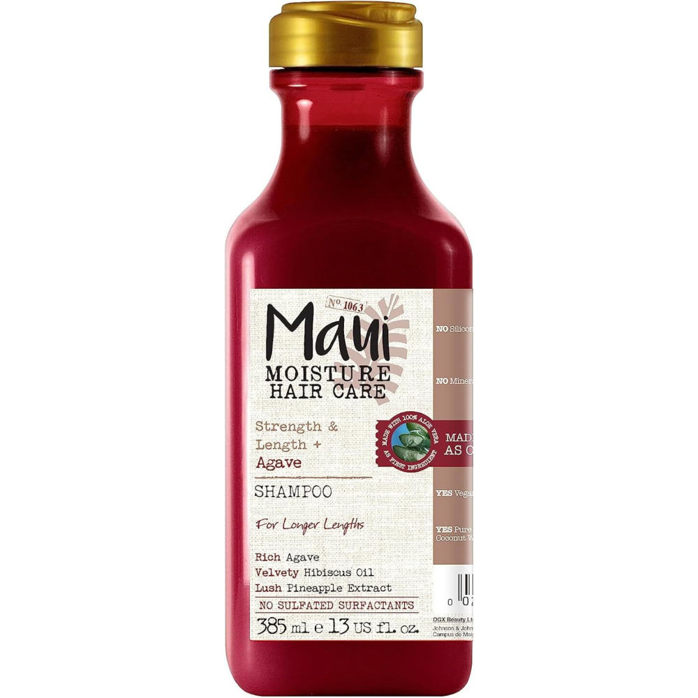 Maui Moisture Shampoo, Strength & Anti-Breakage + Agave, 385 Ml - 1
