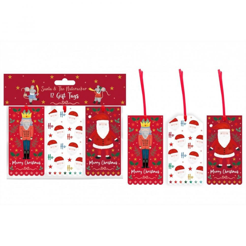 RSW Santa & The Nutcracker Tag Pack of 12 - 1