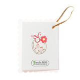 New Born Girl - Gift Tag - Stockings - 2 miniature