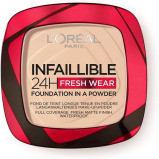 L'oreal Paris Infaillible 24H Fresh Wear Powder FOUNDATION, ВОДОСТОЙКАЯ, 120 Warm VANILLA, 9 г - 1 miniature
