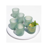 TarHong Essentials Mesa Drinkware, Polypro, Shatterproof, Indoor\/Outdoor, Double Old Fashioned, Aqua - 3 miniature