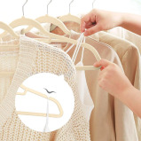 Red Dot Gift / Hangers, Non-Slip, 30 pcs, Beige - 6 miniature