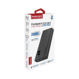 باور بانك بروميت بولت-20 برو الذكي المدمج بسعة 20000 مللي أمبير/ساعة مع منفذي Usb-A وUSB-C - 3 miniature