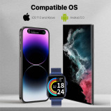 Promate ProWatch-B18 SuperFit™ Smartwatch With Handsfree Support Blue - 3 miniature