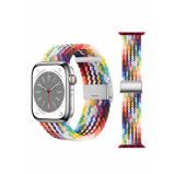 Perfii Adjustable Braided Solo Loop Replacement Band For Apple Watch 41/40/38mm Series 8/7/6/SE/5/4/3 - 1 miniature