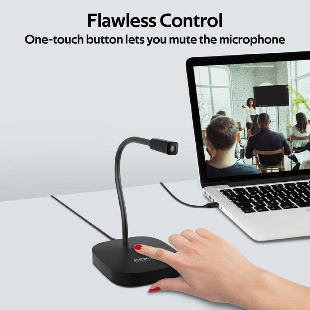 Promate ProMic-1 High Definition Omni-Directional Microphone with Flexible Gooseneck - 4
