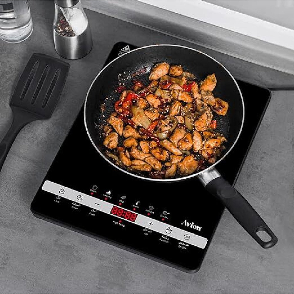 Цифровая Инфракрасная Плита Avion (AIC98F) РЕГУЛИРОВКА 10 Уровней Температуры СВЕТОДИОДНЫЙ Дисплей Защита От Перегрева сенсорное управление. - 3