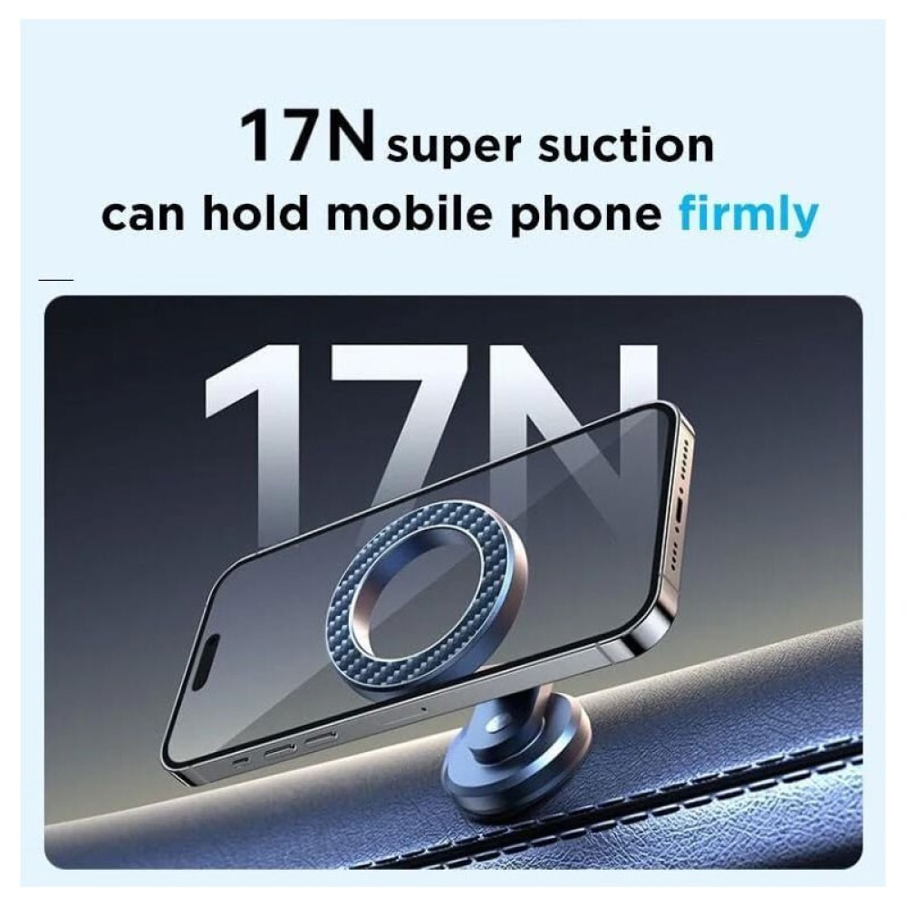 Anker, 360 Adjustable Bracket, Super Strong Magnets, Magnetic Car Dashboard Phone Holder, Silver - 6