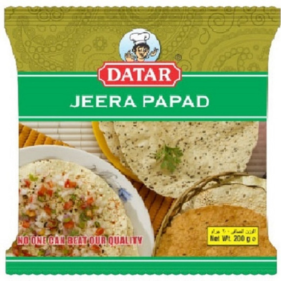 DATAR JEERA PAPAD 200GM